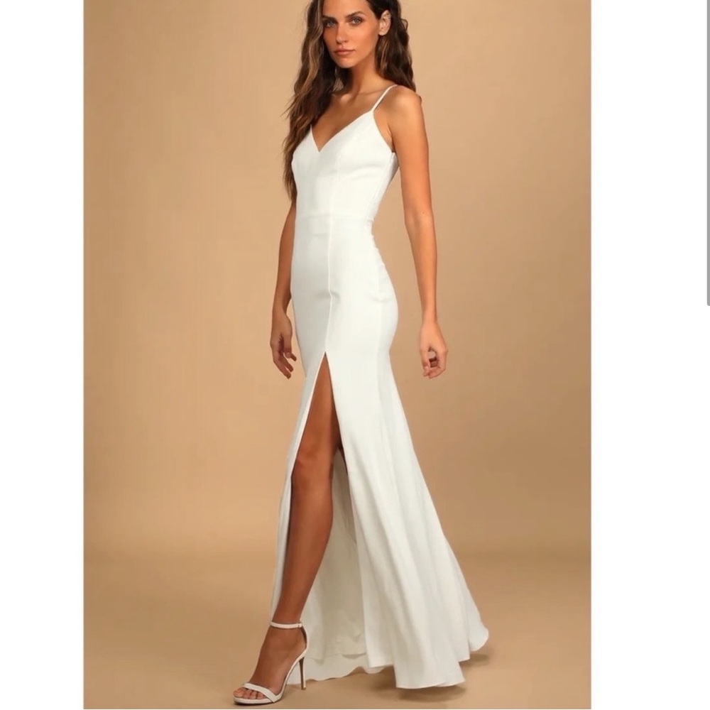 Lulus White Vows of Romance Dress